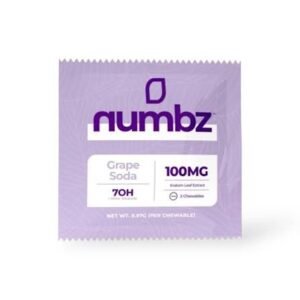 numbz 7-OH + Minor Alkaloids Chewable Tablets Grape Soda 50mg Per Tablet