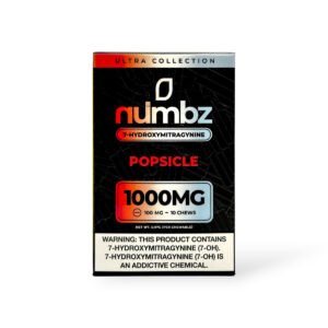numbz 7- Hydroxymitragynine Chewable Popsicle 100mg Tablet